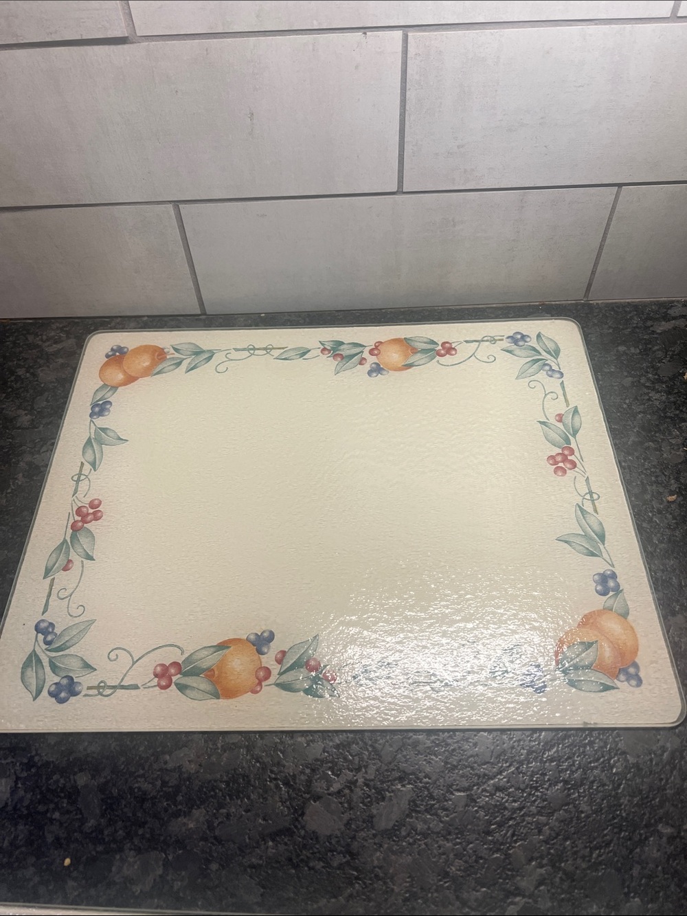 Corningware Counter Saver. Tempered Glass.